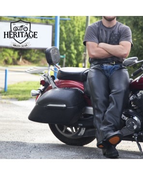 Classic Men's Motorcycle Chaps: Timeless Style & Protection