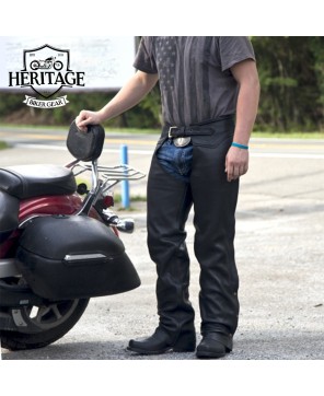 Classic Men's Motorcycle Chaps: Timeless Style & Protection