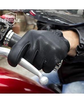 Maverick Motorcycle Gloves - Premium Deerskin Gear