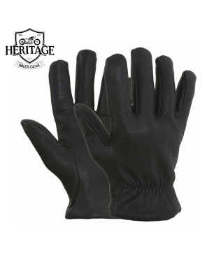 Deluxe Deerskin Motorcycle Gloves