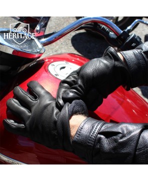 Deluxe Deerskin Motorcycle Gloves