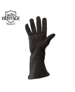 Unlined Deerskin Gauntlets: Durable Motorcycle Gloves