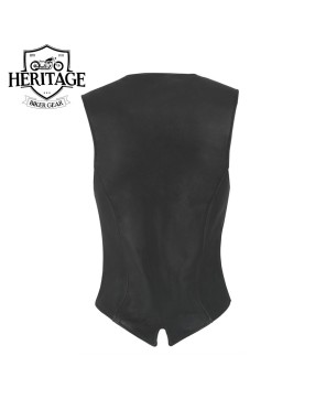 Women's Vixen Motorcycle Vest - Premium Leather Gear