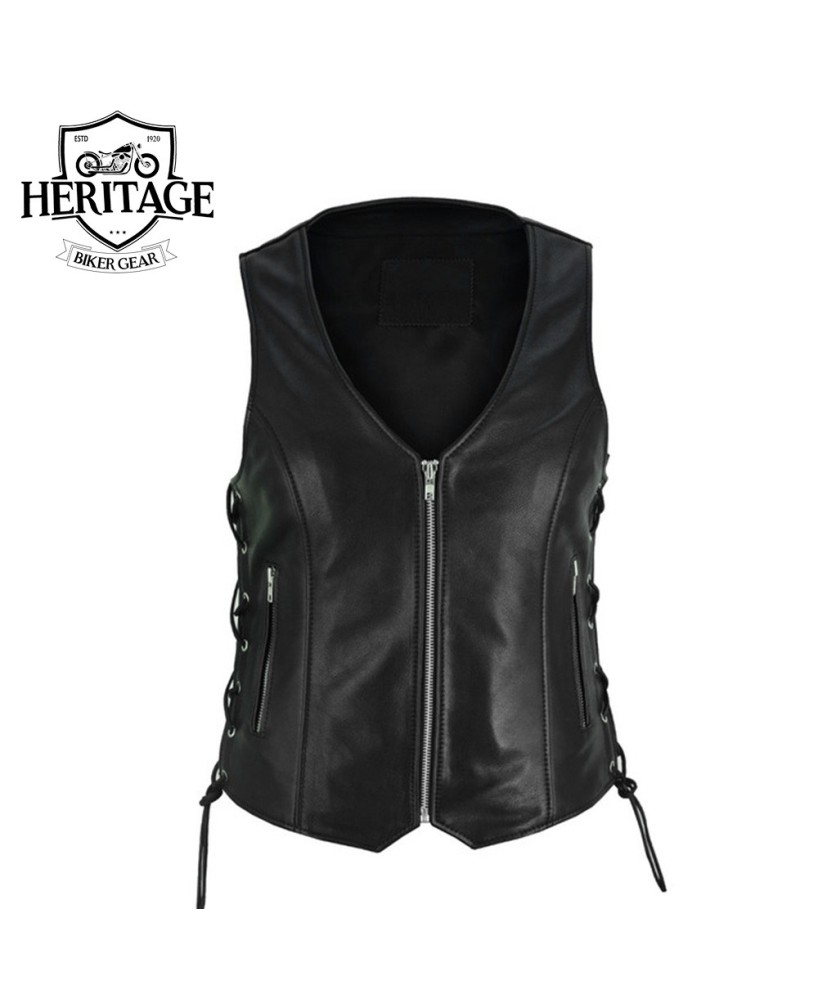 Stylish Women's Motorcycle Vest: Ride in Fashion