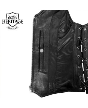 Stylish Women's Motorcycle Vest: Ride in Fashion