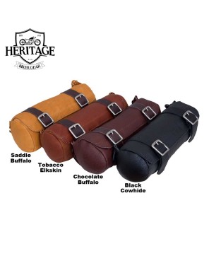 Motorcycle Leather Soft Tool Bag - Durable & Stylish Storage