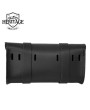 Large Black Motorcycle Tool Bag - Heavy-Duty Top-Grain Leather