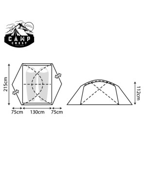 Mountain Designs Geo 2-Person Tent - Spacious, Durable Outdoor Shelter