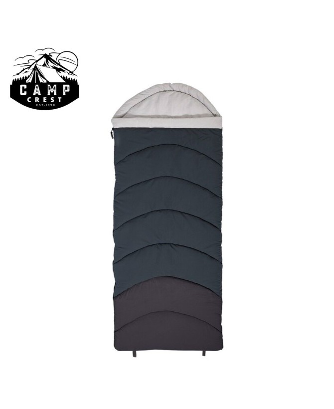 Oztrail Kingford Junior -3° Sleeping Bag Grey | Cozy Camping Comfort