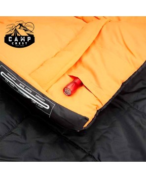 Oztent Hamilton XL 6° Sleeping Bag - Black/Orange