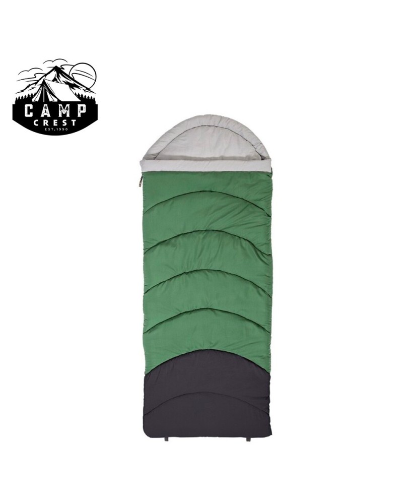 Oztrail Kingford Junior 0° Sleeping Bag - Green Comfort