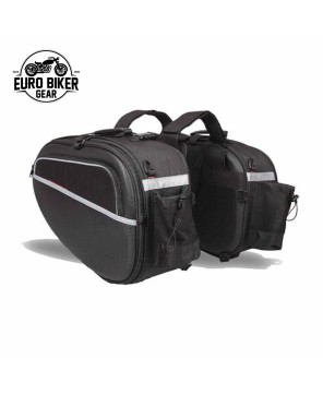 Euro Biker Gear® Best High Quality Saddlebag for Sports Tourers