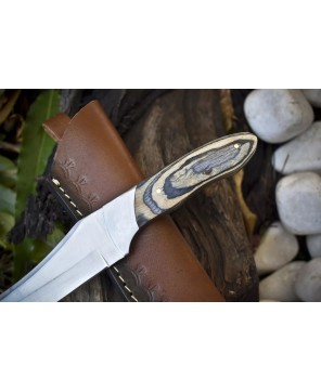 CSFIF Custom Forged Skinner Knife – D2 Steel, Hardwood Handle, Outdoor