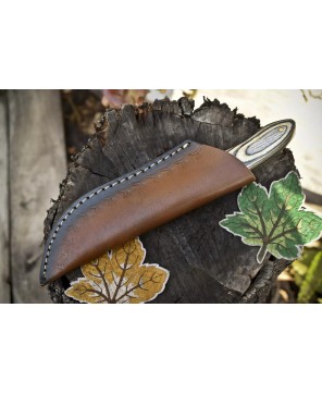 CSFIF Custom Forged Skinner Knife – D2 Steel, Hardwood Handle, Outdoor