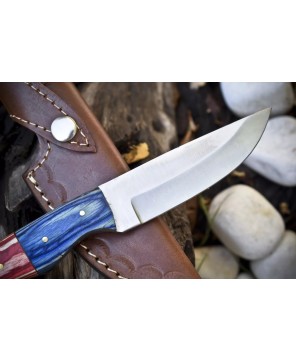 Premium CSFIF Forged Skinner Knife - D2 Steel, Hardwood Handle