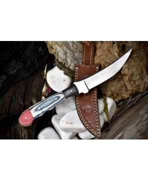 CSFIF Custom Forged Skinner Knife | 440C Steel, Hardwood Handle