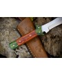 Hand Crafted Skinner Knife - D2 Tool Steel, Hardwood Handle