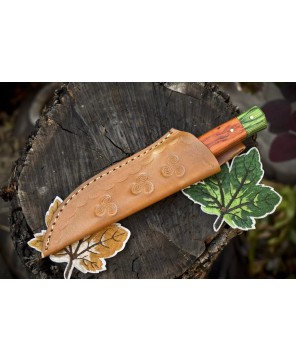 Hand Crafted Skinner Knife - D2 Tool Steel, Hardwood Handle