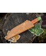 Hand Crafted Skinner Knife - D2 Tool Steel, Hardwood Handle