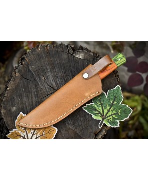 Hand Crafted Skinner Knife - D2 Tool Steel, Hardwood Handle