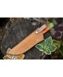 Hand Crafted Skinner Knife - D2 Tool Steel, Hardwood Handle