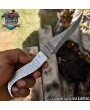 Skinner Knife D2 Tool Steel Damascus Blade | Premium EDC