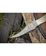 Skinner Knife D2 Tool Steel Damascus Blade | Premium EDC