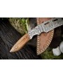 CSFIF Twist Damascus Hunter: Survival, Walnut Handle