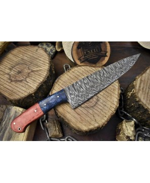 Damascus Chef Knife: Unique, Handcrafted