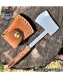 Handmade ATS-34 Steel Clever Chopper Axe Knife Walnut Wood