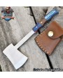 Custom Forged ATS-34 Steel Clever Chopper Axe Knife