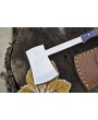 Custom Forged ATS-34 Steel Clever Chopper Axe Knife