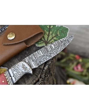 Custom Damascus Knife: Camping, Unique