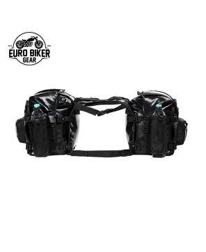 Euro Biker Gear® Motorcycle Waterproof Saddlebag | All-Weather Luggage System