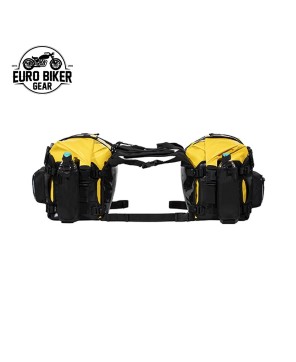 Euro Biker Gear® Motorcycle Waterproof Saddlebag | All-Weather Luggage System