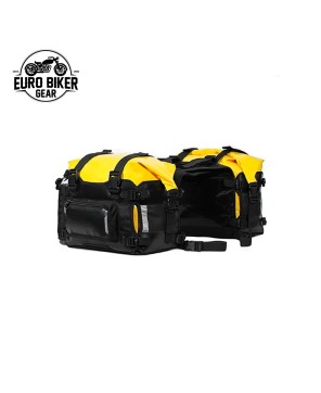 Euro Biker Gear® Motorcycle Waterproof Saddlebag | All-Weather Luggage System