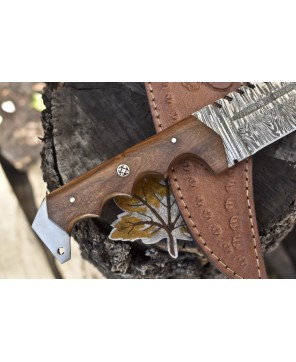 Twist Damascus Tracker: Bushcraft, Veteran Gift