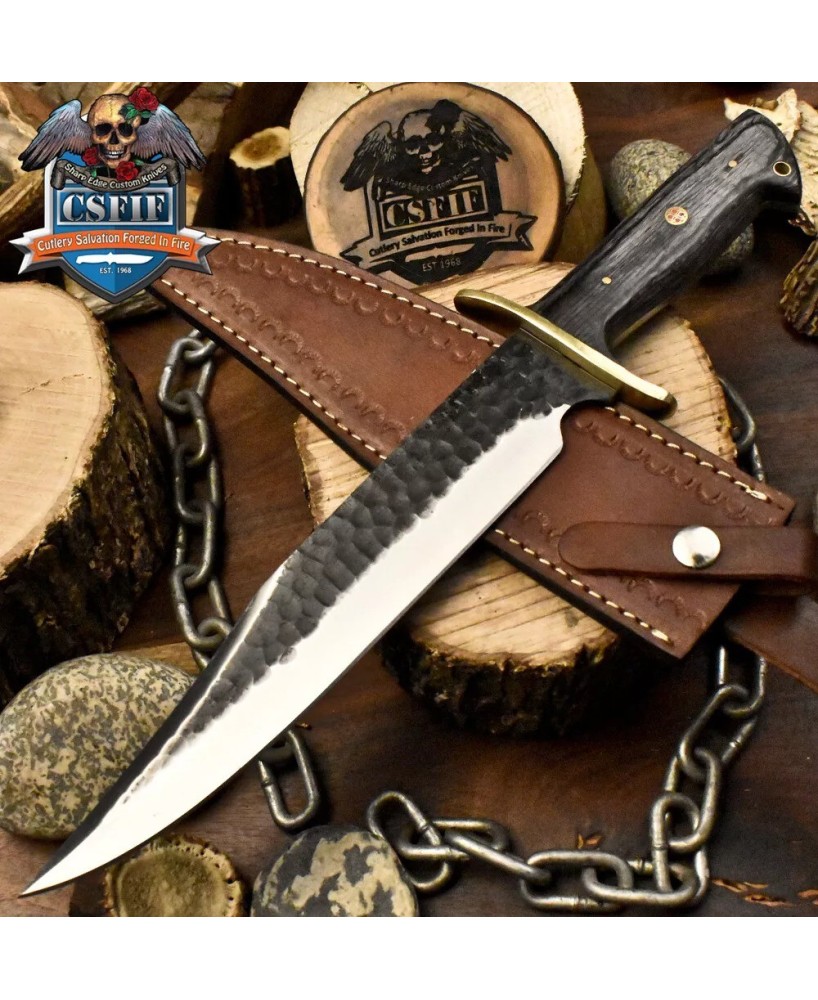 Bowie Knife: 440C Steel, Hunting, Bushcraft