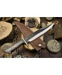 Bowie Knife: 440C Steel, Hunting, Bushcraft