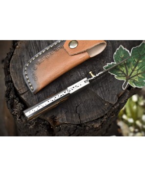 Rare Twist Damascus Hunter: Pocket Knife