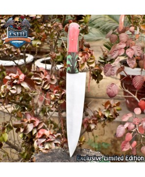 D2 Steel Chef's Knife: Power & Grip