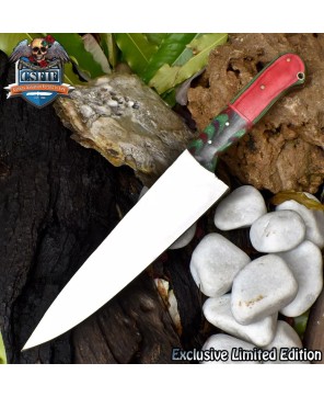 D2 Steel Chef's Knife: Power & Grip