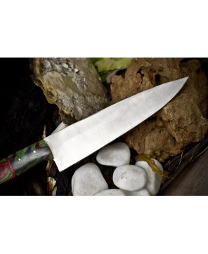 D2 Steel Chef's Knife: Power & Grip