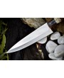 440C Chef Knife: Bone Handle, Razor Sharp