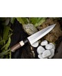 440C Chef Knife: Bone Handle, Razor Sharp