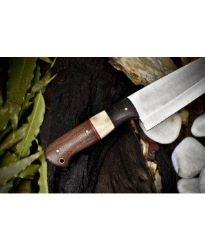 440C Chef Knife: Bone Handle, Razor Sharp