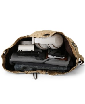 Travel Bag Muzee Khaki - Canvas