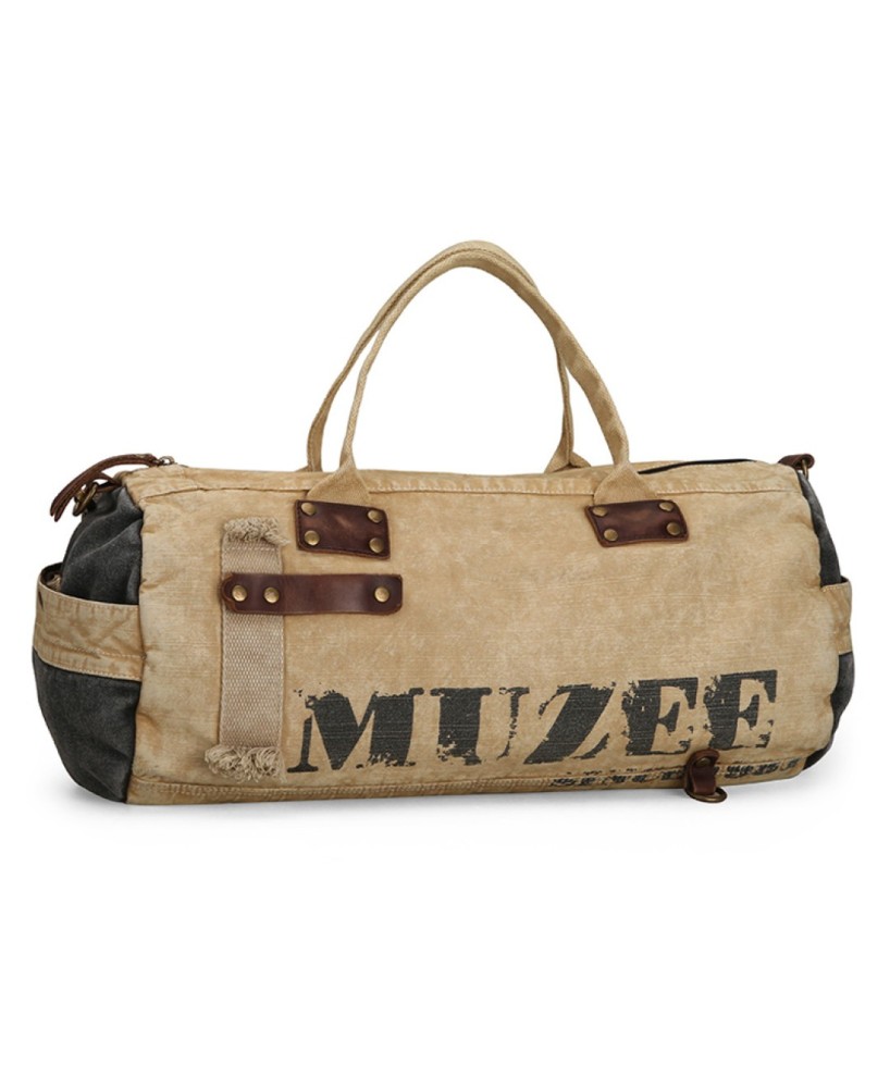 Travel Bag Muzee Khaki - Canvas, 26L Capacity