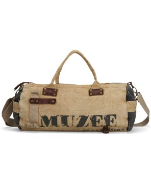 Travel Bag Muzee Khaki - Canvas, 26L Capacity