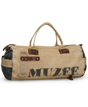 Travel Bag Muzee Khaki - Canvas, 26L Capacity